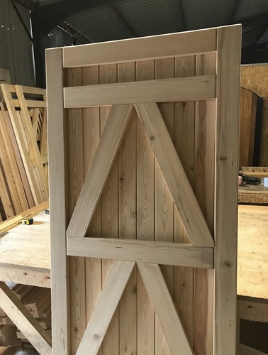 Wooden shed doors custom built - wooden,