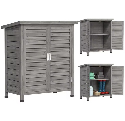 Garden storage shed wooden - garden,