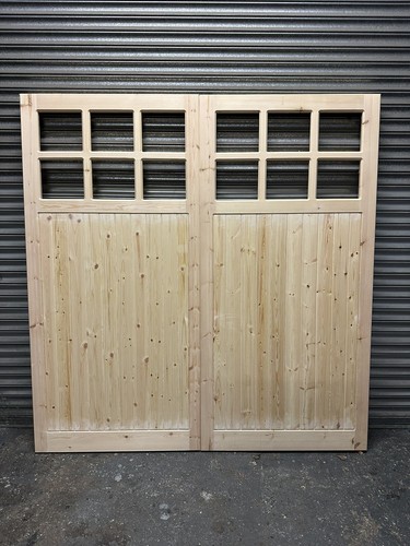 Insulated wooden garage - insulated,