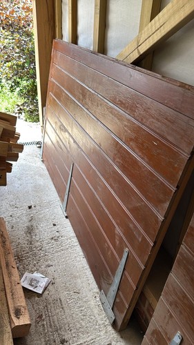 Garage doors solid pine - , double