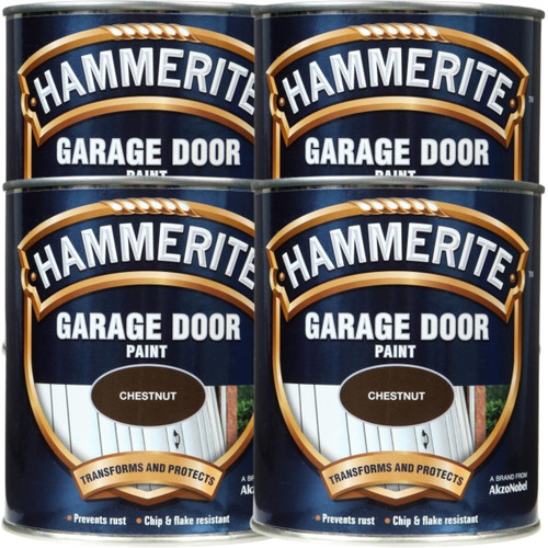 Hammerite garage door - garage,