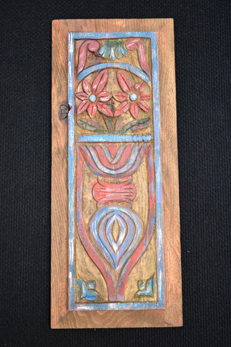 Vintage turkish wooden door - wooden,