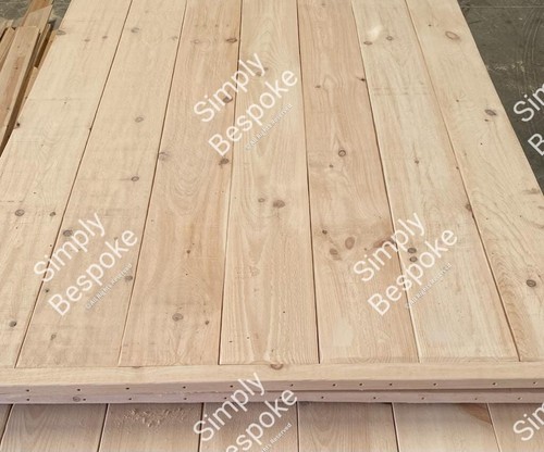 Solid chunky wooden garage - solid,