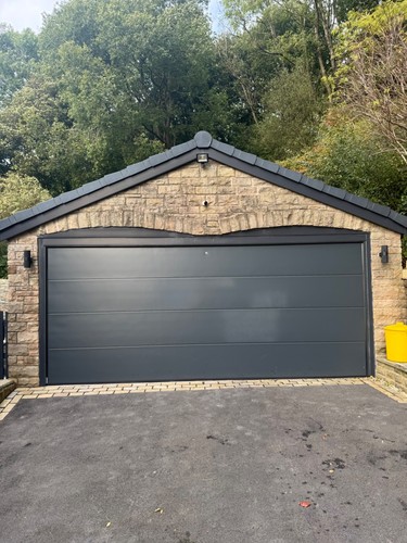 Electric double garage door - electric,