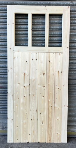 Wooden side garage door - side,